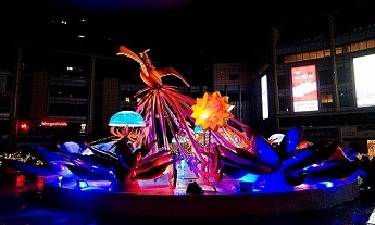 玻璃钢灯光美陈