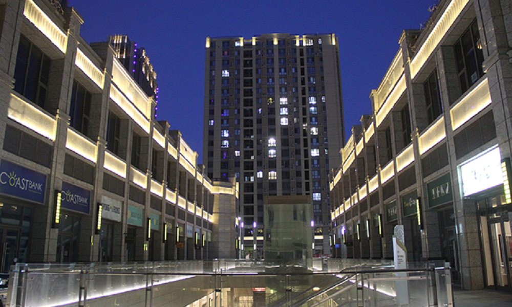 办公楼楼体照明