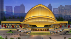 河北艺术中心建筑亮化